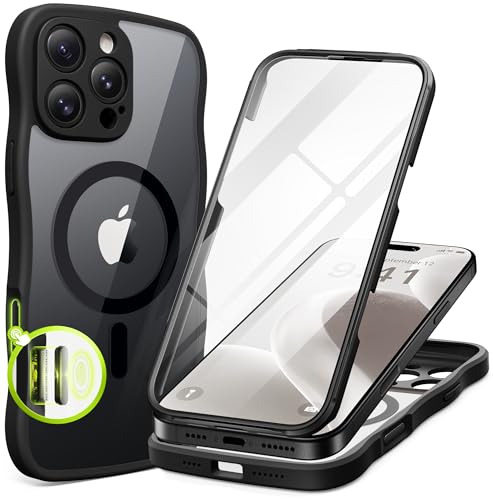 Coque iPhone 16 Pro Max antichoc transparente pour femme compatible MagSafe