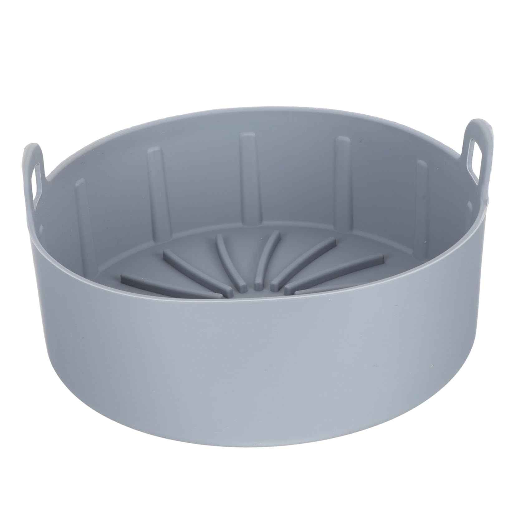 TOPBATHY 2 Pz Cuscinetto Per Friggitrice Ad Aria Accessori Per Friggitrice Ad Aria Supporto Per Friggitrice Rotondo Per Friggere Forno Creatore Padella Grey Gel Di Silice