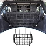 RT-TCZ Car Rear Trunk Organizer Isolation Cargo Net, Mesh Dog Barrier Divider Net for Jeep Wrangler...