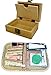 Produktbild SHINE GRASSLEAF Holz-Rollen-Kasten MIT ROHSTAHL-Geschenk-Set- INKLUSIVE Papiere/Tipps/Schleifer/ROLLMASCHINE/MAT (GROSSER Tray, KLEINE KISTE)
