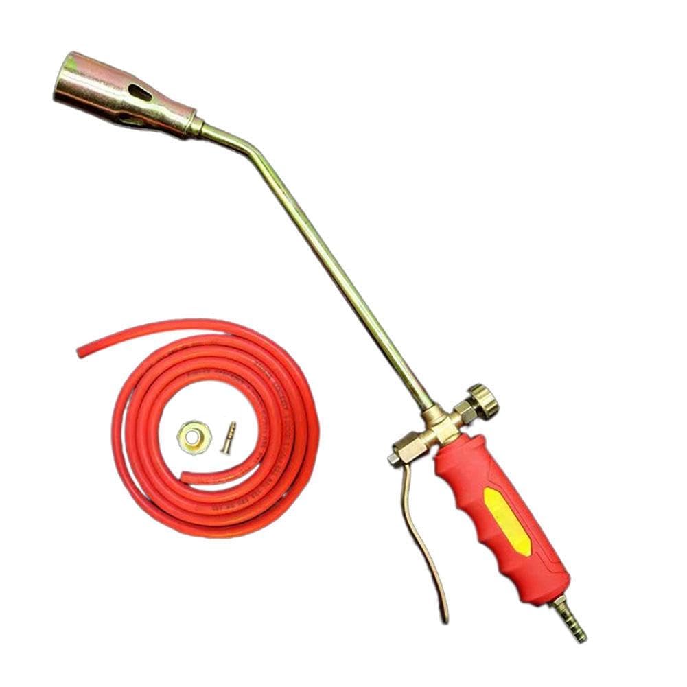 Nuevo kit de soplete de propano para quemar malas hierbas, sopletes para exteriores, soplete portátil de propano para quemar malas hierbas, interruptor doble multifunción (5meters)