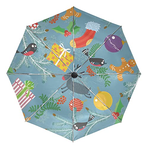 Parapluie automatique Vnurnrn robuste contre le vent et la pluie fine ou forte