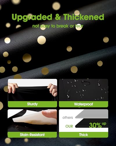 Image of Pureegg Plastic Table Cloth Disposable 8 Pack, 54 x 108 Inch, Table Runner Style, Graduation Decorations 2026, Party Tablecloths, Rectangle, Plastic Cover, Leakproof & Sturdy, Black Gold
