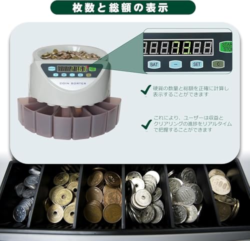 Ambety 高速コイン計数機 の商品画像 5