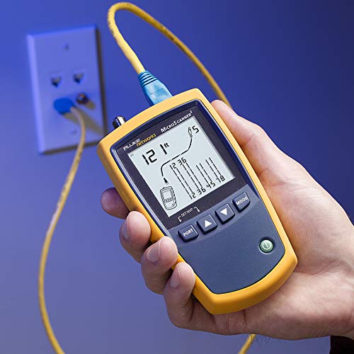 Fluke Networks Ms2-Kit Microscanner2 Copper Cable Verifier Kit, Troubleshoots Rj11, Rj45, Coax, Tests 10/100/1000Base-T, And Voip, Includes Intellitone Pro 200 & Remote Id Kit #TOP7