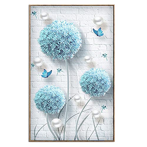 Peinture diamant 5d complet pissenlit grand format 80x220cm