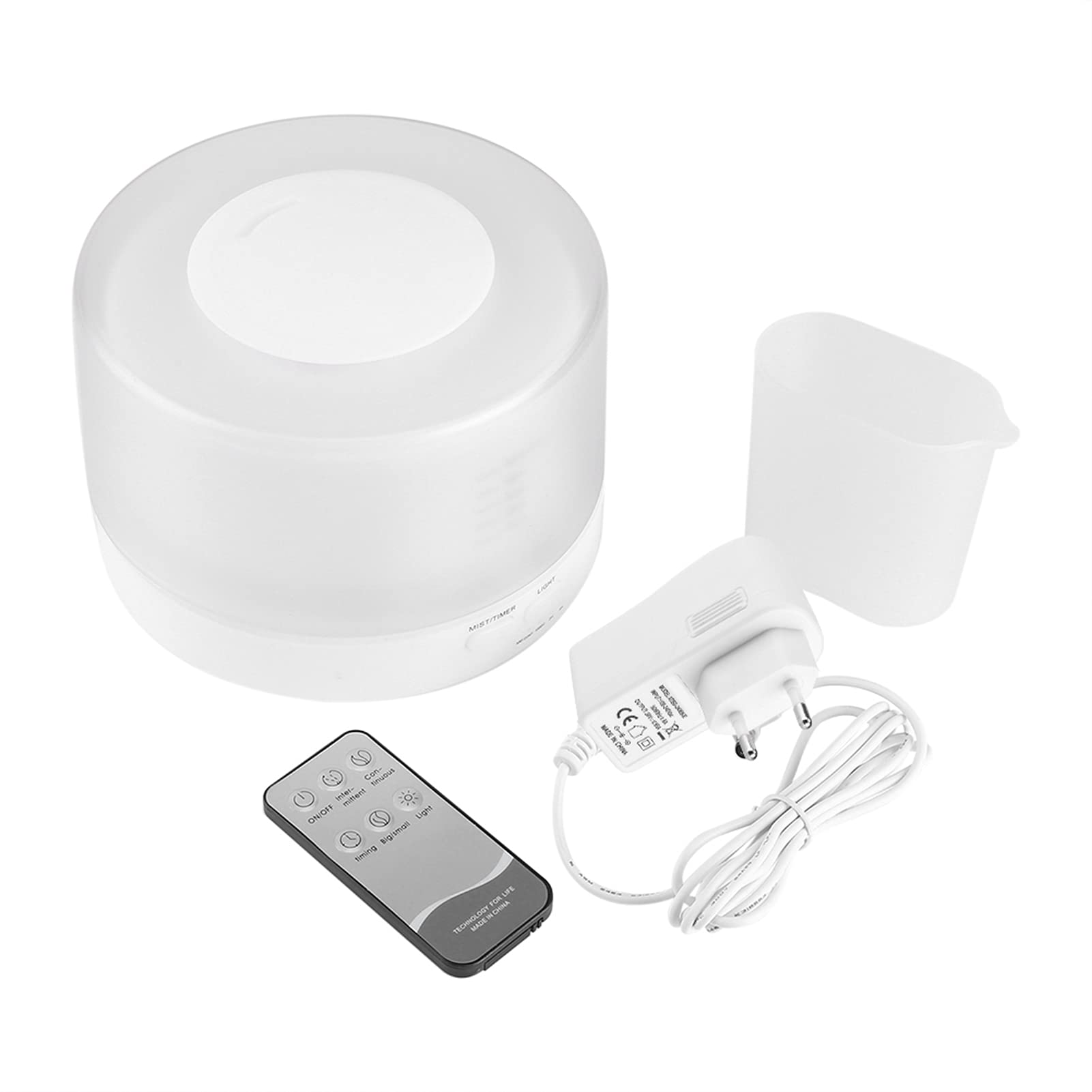 Remote Control 500ML Umidificatore ad ultrasuoni Diffusore di aromi a 7 luci a LED a colori(EU)