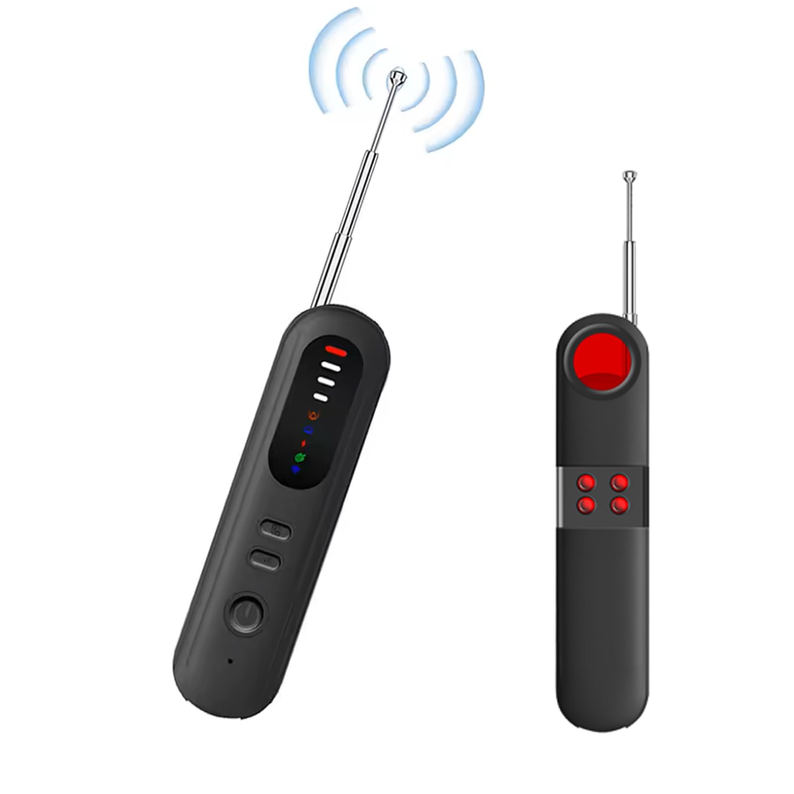 Hidden Camera Detector Upgraded Hidden Bug Anti Spy Device with 6 Levels Sensitivity Vibration Sound Alarm GPS Tracker