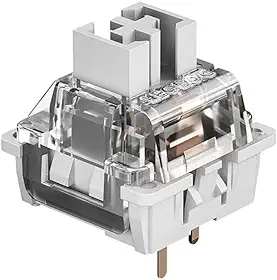 EPOMAKER LEOBOG Conjunto de interruptores Graywood V3, interruptor Cearmy linear, 40 gf, pré-lubrificado, 100 peças para personalizar teclados de jogos