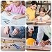 YOOUSOO Compass and Protractor Set, Student Geometry Math Set, Drawing Compass and 6 Inch Clear Swing Arm Protractors 180 Degree Math Protractor, Back to School Supplies