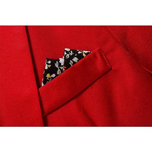 Men's Suit Jackets Classic Fit One Button Autumn Outfits Stretch Lightweight Fashion Jackets with Chest Pocket3