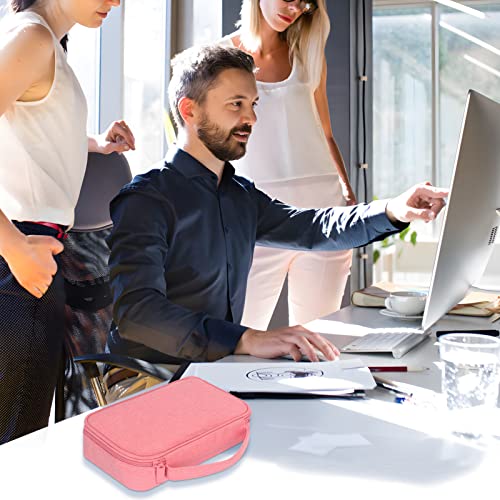 Skycase Travel Electronic Organizer, Waterproof Electronics Accessories Cases,Single Layer Travel Cable Organizer Bag,Accessories Carry Bag For Usb Data Cable,Earphone Wire,Power Bank, Phone,Pink #TOP6