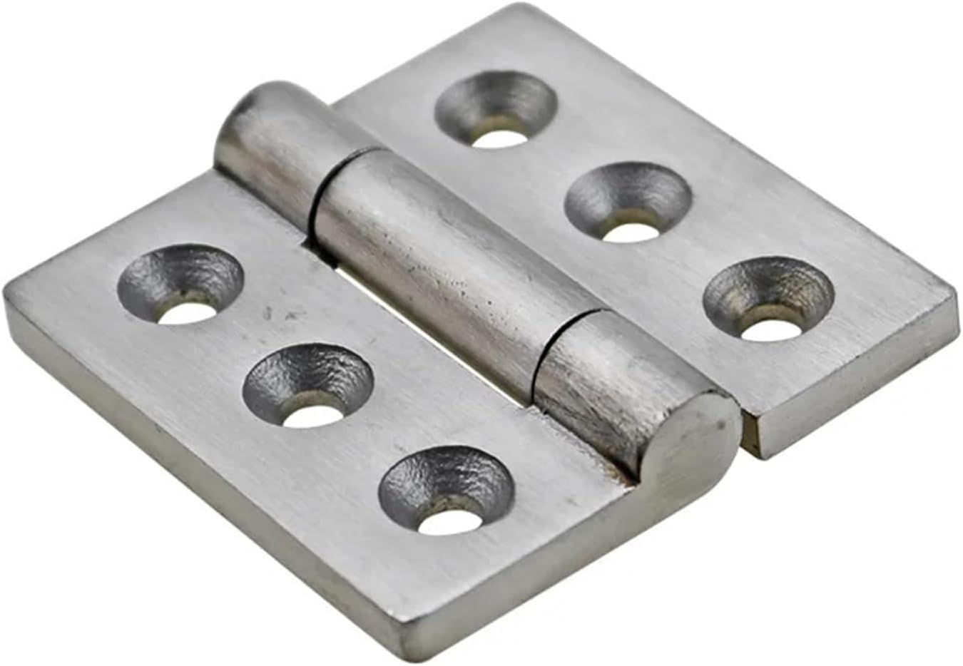 304 Stainless Steel Industrial Equipment Fastening 6-Hole 2-inch 50x50 Hinge Industrial Hinge 1Pcs