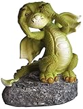 Top Collection Miniature Fairy Garden and Terrarium See No Evil Dragon Statue