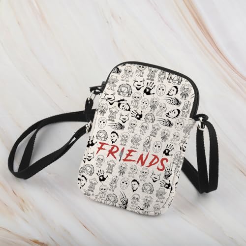 WCGXKO Horror Movie Character Gift Scary Movie Crossbody Bag for Horror Movie Lover (Horror Cr)3