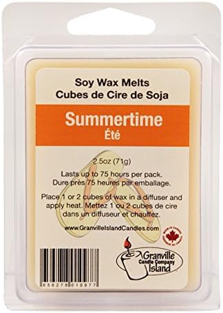 Granville Island Candle Company Natural Soy Wax Melts, 2.5 oz, Summertime
