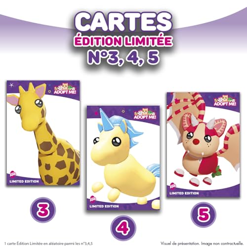 Panini 004746KBF6 Adopt ME ON Roblox Blister 6 Hüllen + 1 Karte Limited Edition