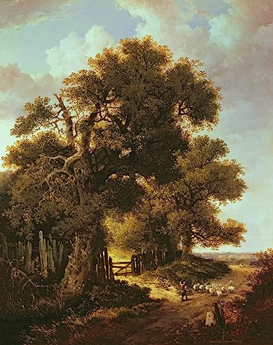 Impression d'affiches paysage Benjamin Williams Leader toile de décoration murale 60x90cm
