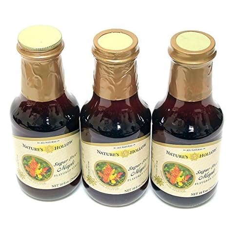 Nature's Hollow Maple Sugar-Free Syrup, Pack of 3 Cover