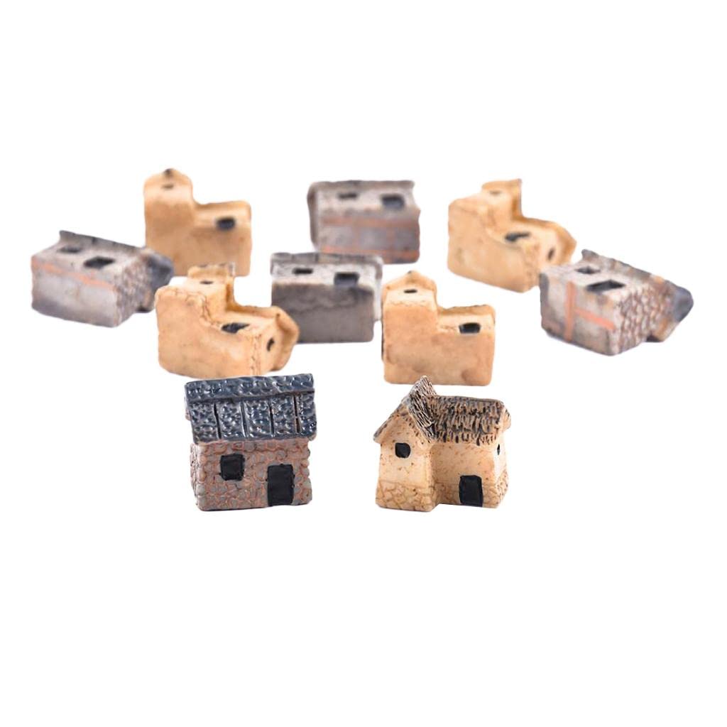 Enakshi 10PCS Miniature Gardening Landscape Micro Village Stone Houses Bonsai Crafts (B0D22Y28Q8) Amazon Price History, Amazon Price Tracker