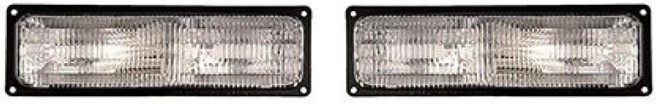 CarLights360: For 1994-2000 Chevy GMC C2500 Turn Signal/Parking Light Assembly Driver and Passenger Side Pair DOT Certified Replaces GM2520128, GM2521128