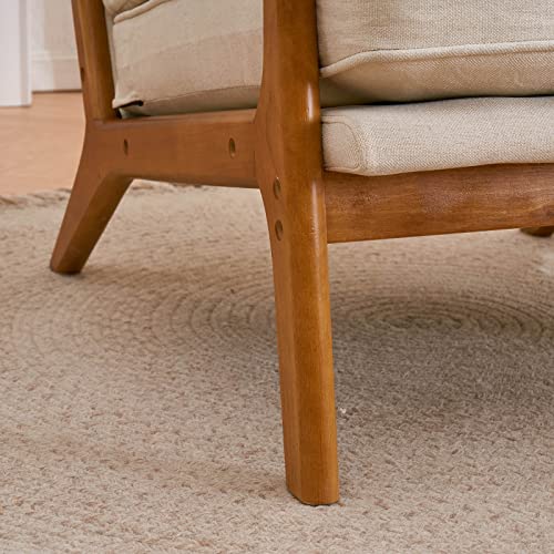 Sillón Lounge Plegable Beige miniatura 7