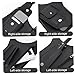 Leather Shoulder Armor Hidden Underarm Strap Wallet Adjustable Anti Pickpocket Accessories with Double Bag for Men, Women Leather Armor