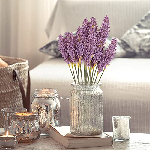 Ramo de 5 flores artificiales simulando trigo para decoración miniatura 2