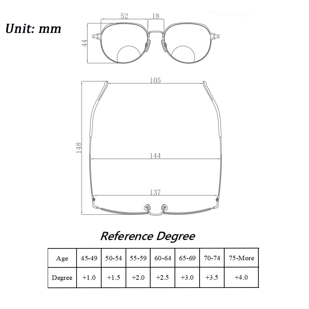 Augenoptik Brille 2.0, High-Definition-Dual-Use-Lesebrille, Anti Überanstrengung der Augen, Computerbrille, Anti blaues Licht, breite Rahmen, Federscharnier, Schutzlinse ( Color : Red , Size : 1.5 )