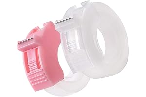 Handy Wrist Tape Dispenser: 2 Transparent/Pink Sets