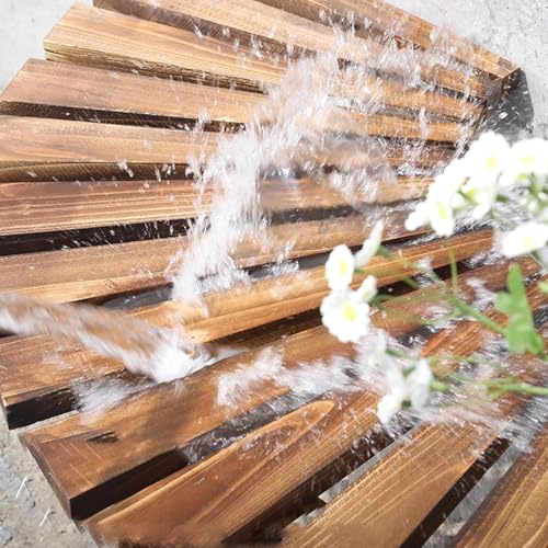 Banc de jardin extérieur bois massif résistant intempéries pour parc