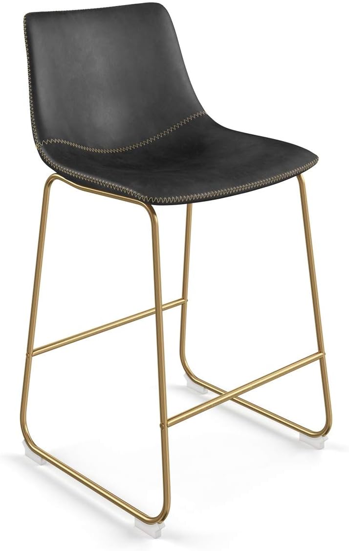 Kiersten Counter Stool, Set of 2, Black