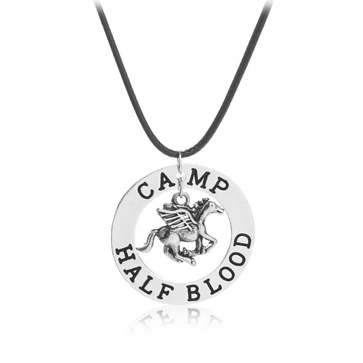 Percy Jackson Necklace for Men and Women Camp Half Blood Engraved The Olympians Pendant Pendant Necklace Gifts for Men, Boys, Women