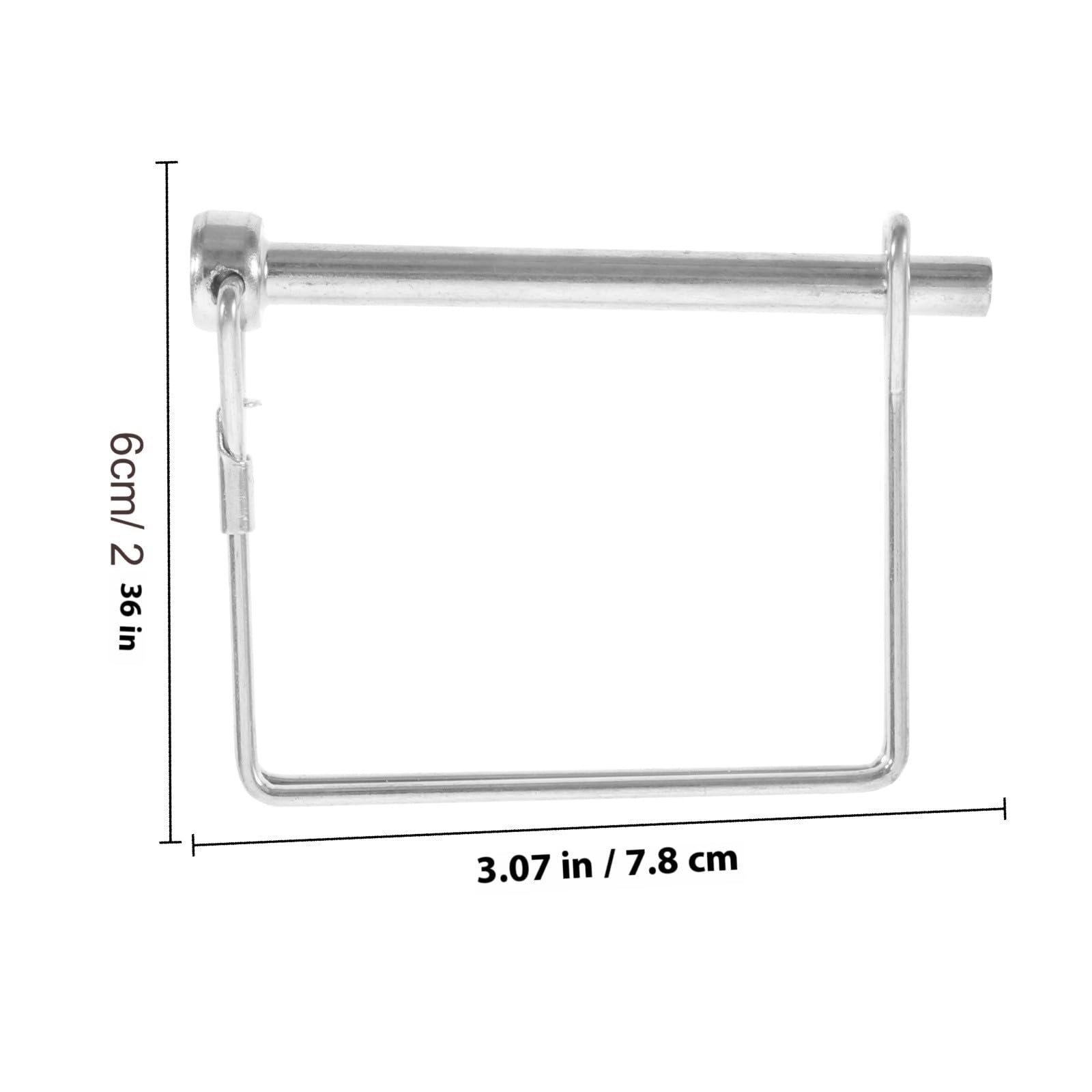 10 Pezzi Perno Aggancio Rimorchio Pin Sicurezza Versatile Bloccaggio Rimorchio Leggero Resistente Facile Installazione per Veicoli Diversi