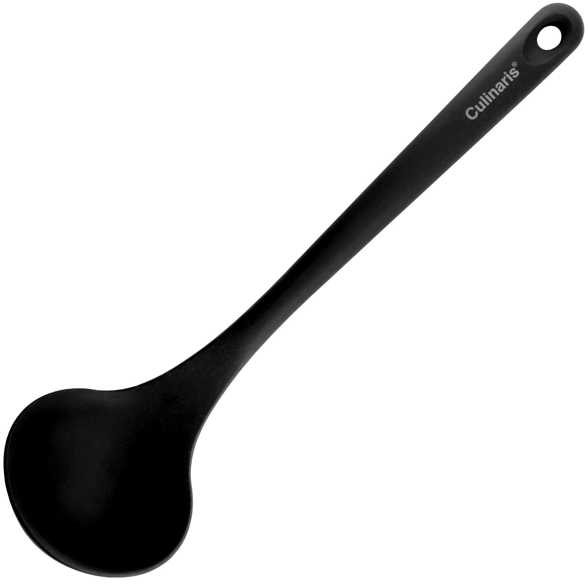 Culinaris Silikon Küchenhelfer Set 8-Teilig • Hitzebeständige Silikontools zum Kochen Grillen Backen servieren • BPA frei Lebensmittelqualität • Silikonutensilien Spülmaschinengeeignet • Farbe Schwarz