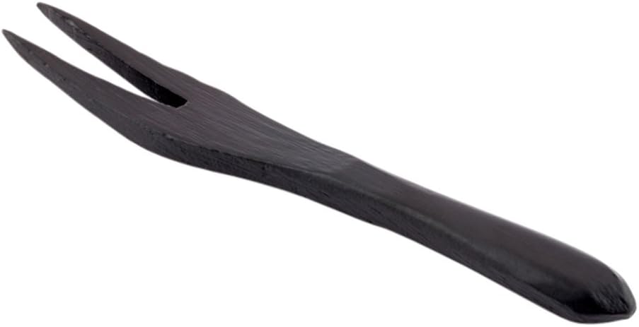 Restaurantware 3.5 Inch Disposable Bamboo Forks 100 Black Bamboo Forks- Sustainable Durable Bamboo Eating Forks For Picnics Birthdays Catered Events And Weddings
