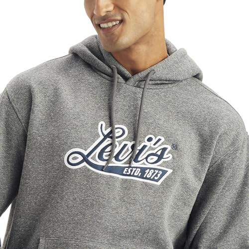 Image of Levi's Men Cotton Hooded Sweatshirt