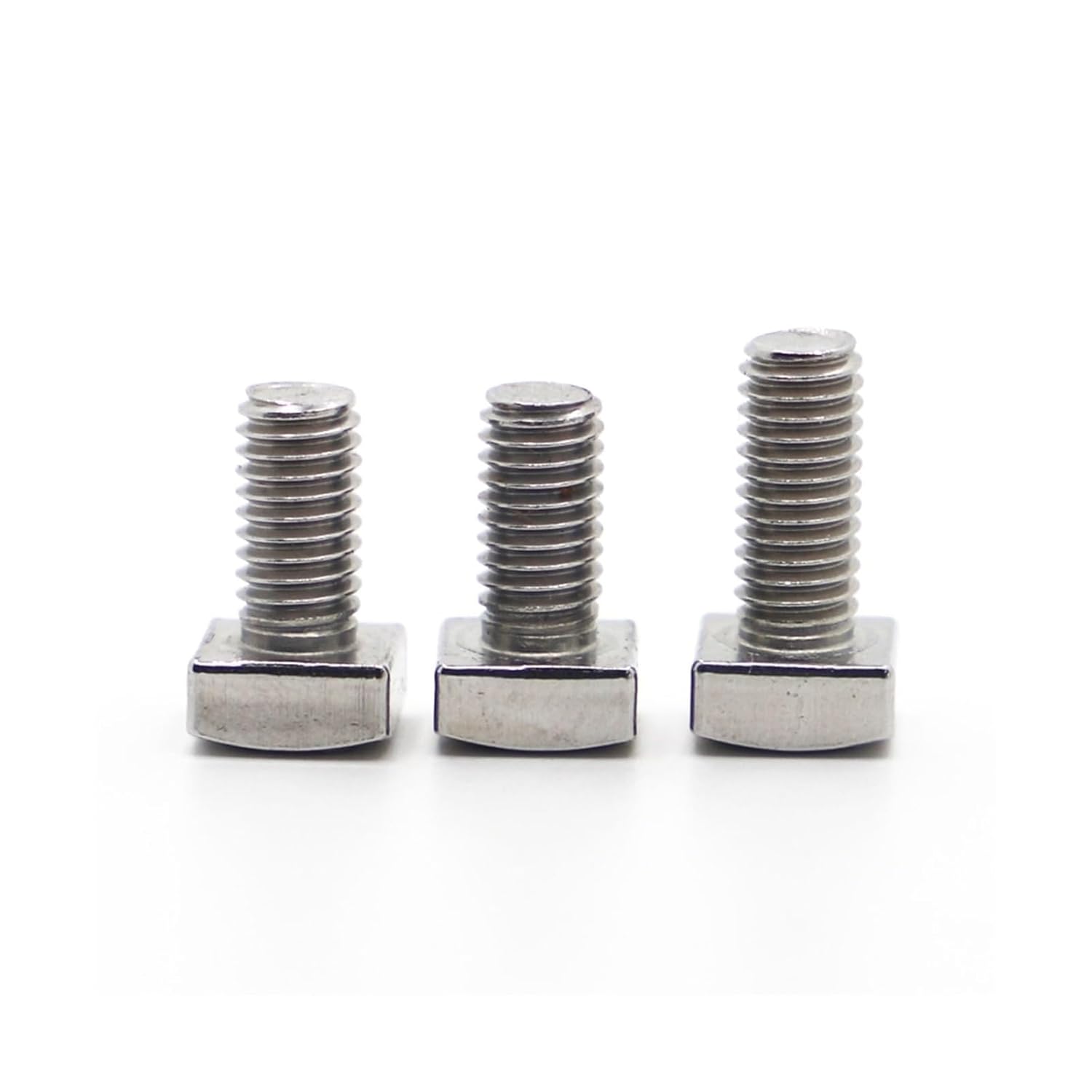 Metric T-Slot Bolts* T-Slot Bolts,M5 M6 M8 304 Stainless Steel Square Head Screws Bolts M8 2pcs,35mm(M6*40mm)