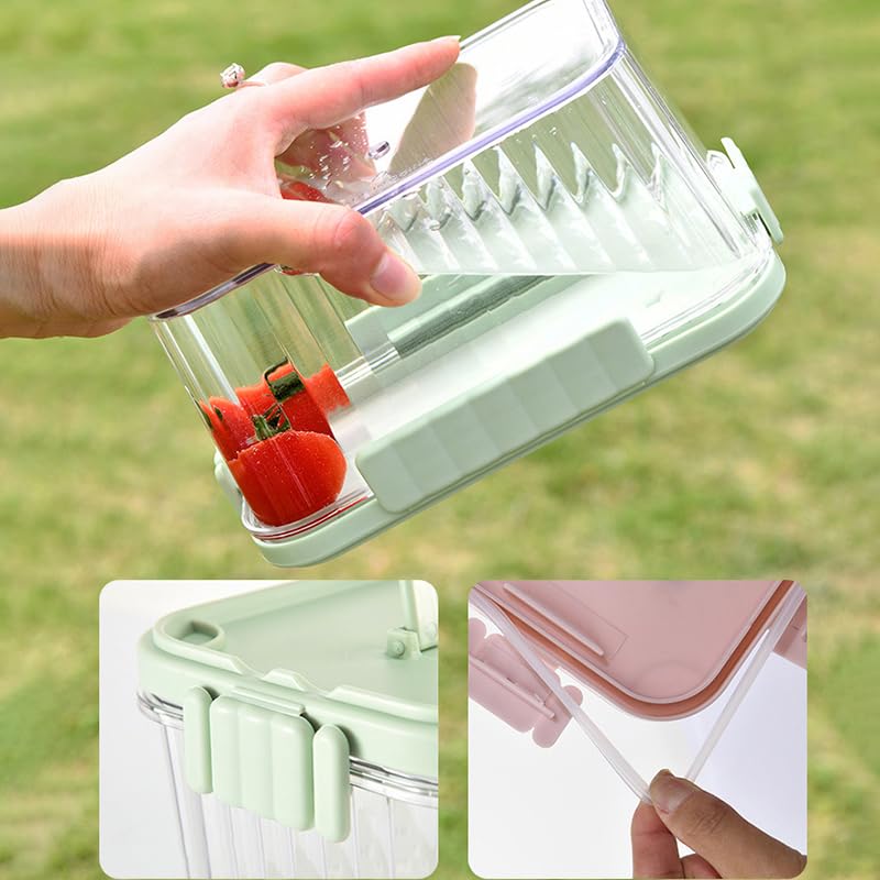 Amazon｜タッパー 携帯型ラップボックス フルーツボックス モバイル