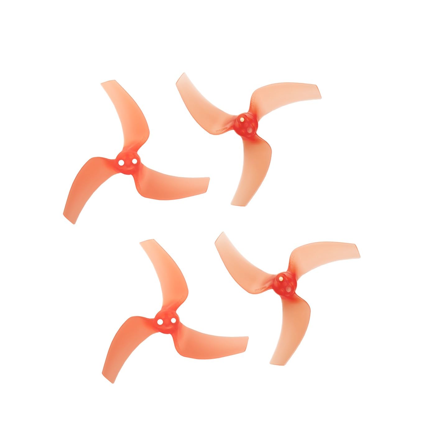 Gemfan 3032 3-Blades Propeller CW CCW PC Paddle for RC Drone Quadcopter Accessories DIY Parts (Orange)