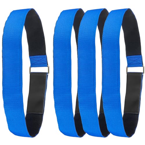 Skipwall Ladder Straps,Ladder Rack Tie Down Straps,Adjustable Multipurpose Securing Straps with Hook and Loop for Ladder, Home, Garage, Car, Truck or Boat (6)