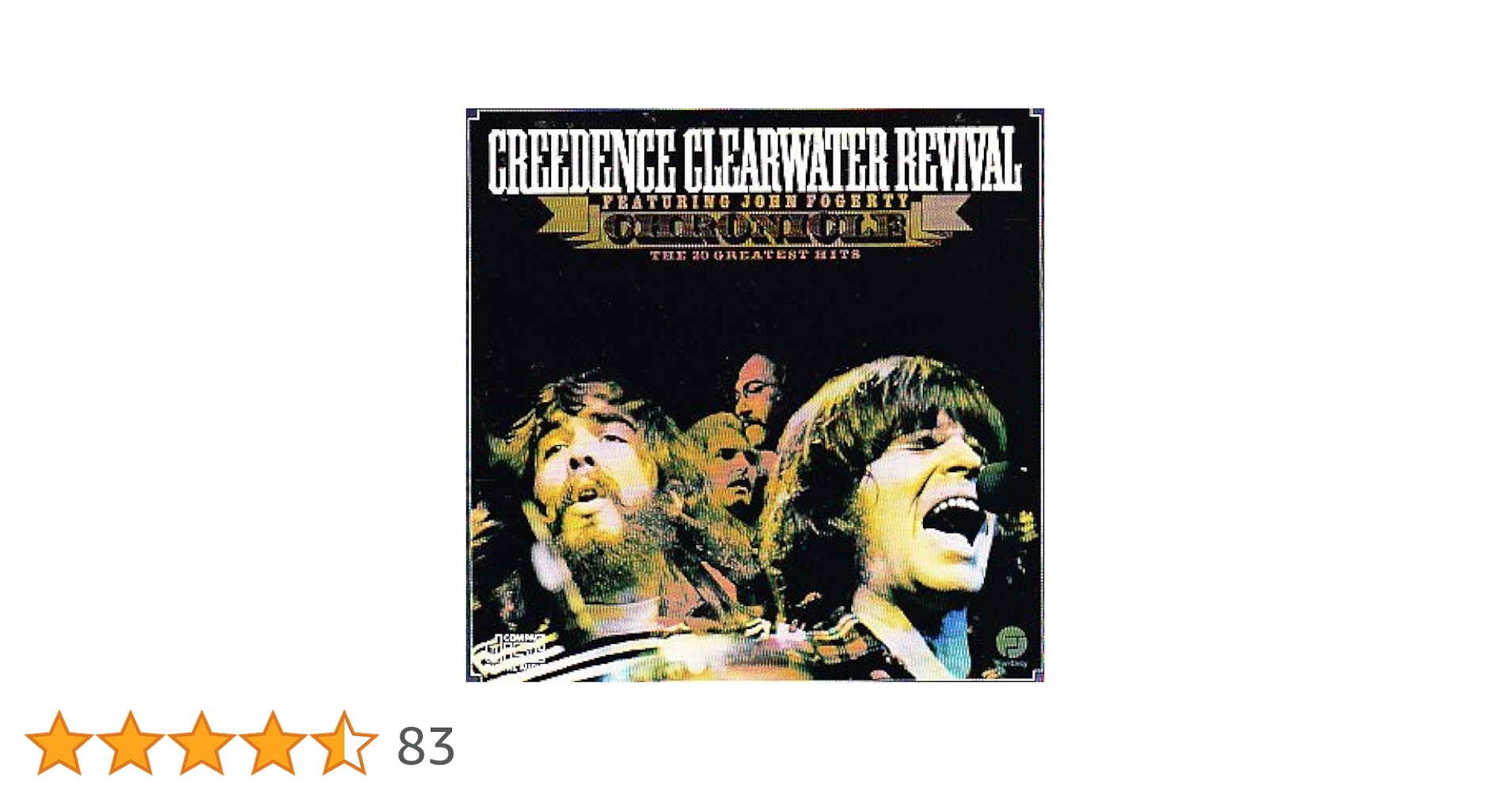 CHRONICLE 20 GREATEST HITS: CREEDENCE CLEARWATER REVIVAL