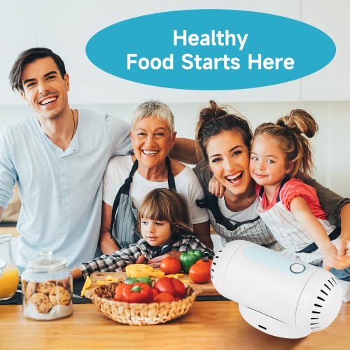 Dual-Core Fruit And Vegetable Washing Machine, Portable Usb Rechargeable Fruit And Vegetable Cleaner, Fully Automatic Wireless Food Purifier For Cleaning Fruits Vegetables Rice Meat #TOP6