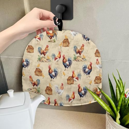 Image of Rooster Tea Cozy Insulation Kitchen Accessory Tea Cozies Covers Kitchen Home Decorative Tea Pots Cozy for Keeping Warm