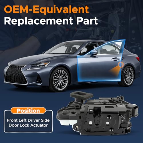 Image of Front Left Driver Door Lock Actuator Compatible with VW Jetta 2011-2018