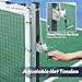 A11N Sports Pro Pickleball Net with Wheels and Hand Winch, Tournament Regulation Size, Anti-Sag Design, Perfect for Outdoor Court & Indoor Gym Floor