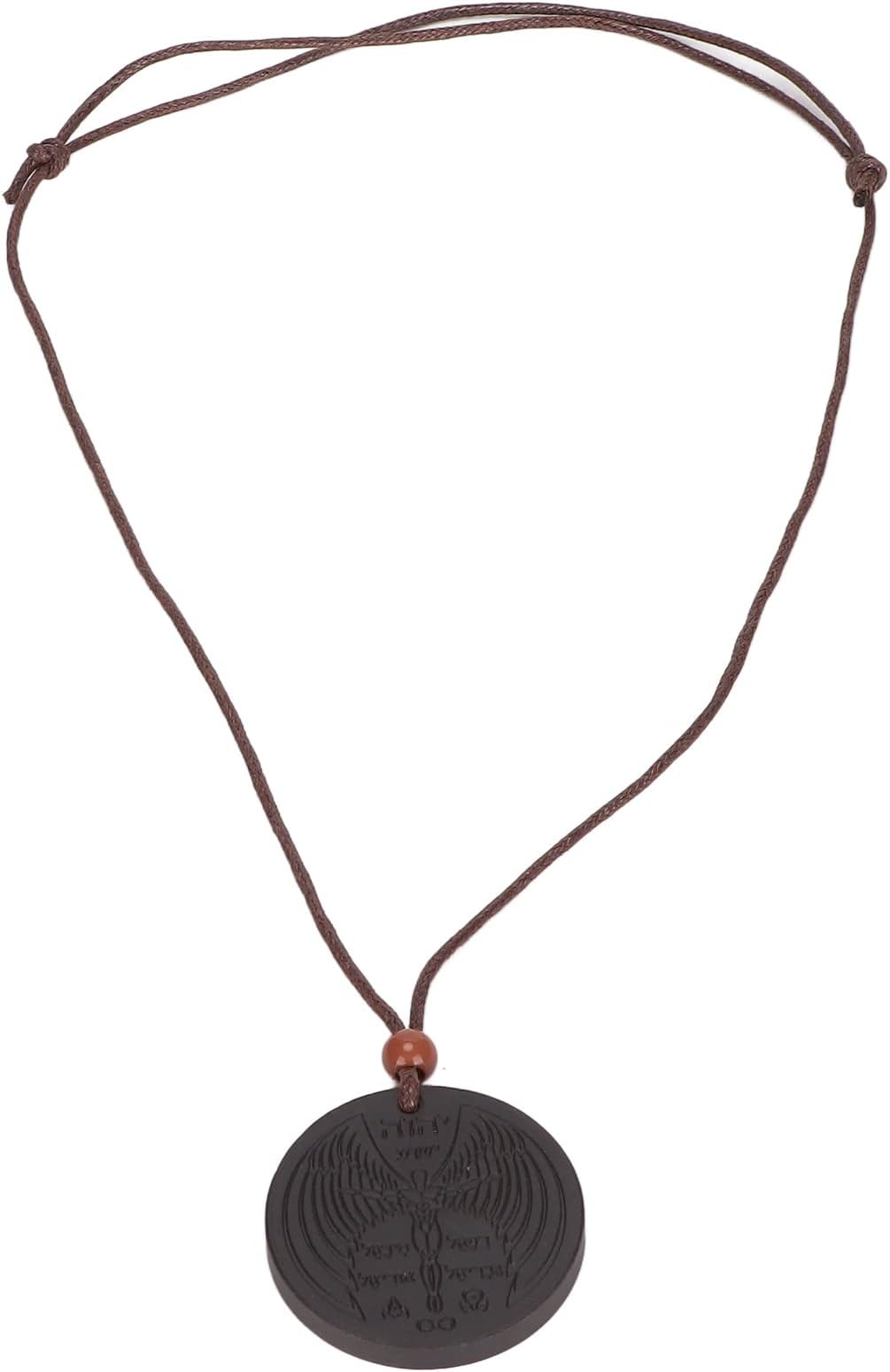 Volcanic Stone Pendant Necklace Energy Stone Care for Women Daily Wear