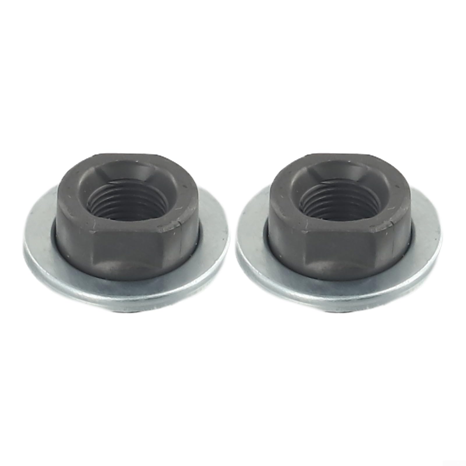 Dadi conici in acciaio per asse della bicicletta, 3/8" x 26 TPI per mozzi posteriori solidi, parti di ricambio per mozzi posteriori, circa 13,6 mm di lunghezza, confezione da 2