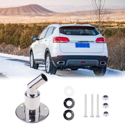 Thru Hull Exhaust Skin, Afenau 24mm Diesel Heater Exhaust Pipe, Stainless Steel Diesel Heater Accessories, Exhaust Skin Fitting for Diesel Parking Heaters Car Truck Boat - Image 4