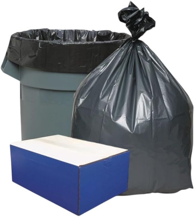 For Platinum Plus PLA4070 33" x 40" 33-Gal 1.35 mil Can Liners - Gray (100/CT) Model-C8P8-12829